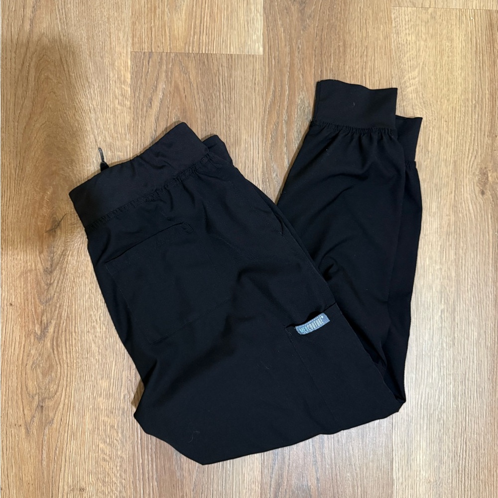 Med Couture Adult Black Scrub Bottoms - Medium